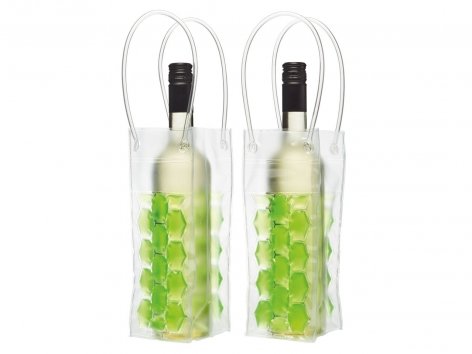 Borsa portabottiglie refrigerante o accumulatore di freddo flessibile