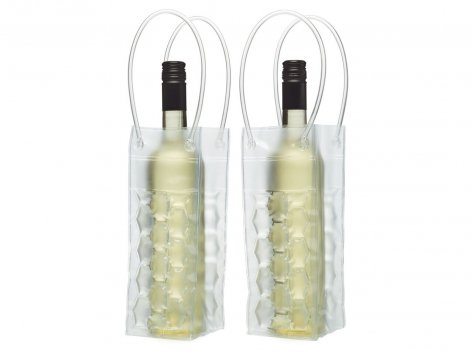 Borsa portabottiglie refrigerante o accumulatore di freddo flessibile