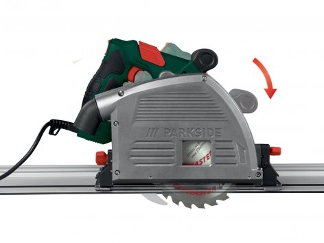 Sega ad immersione con binario di guida