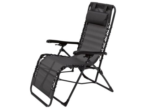 Sedia sdraio relax, antracite