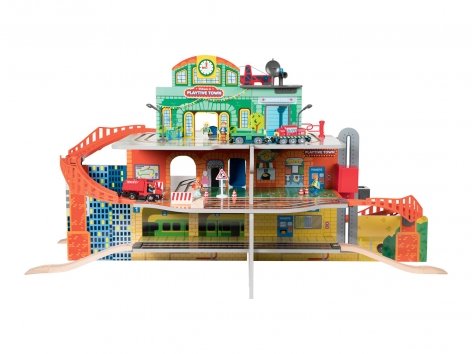 Set stazione XXL in legno