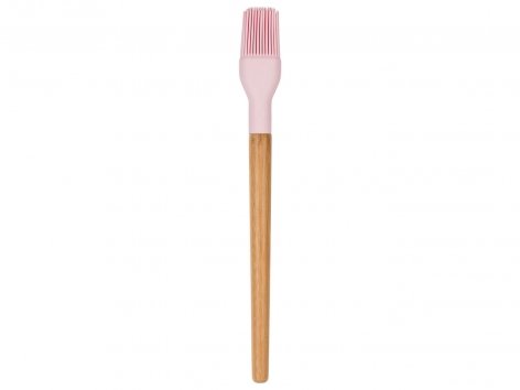 Utensile da cucina in silicone e bambù