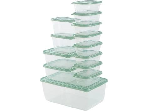 Set contenitori salvafreschezza, 13 pezzi