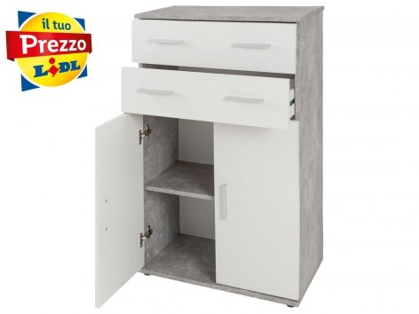 Mobiletto 2 cassetti e 2 ante