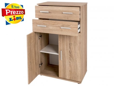 Mobiletto 2 cassetti e 2 ante