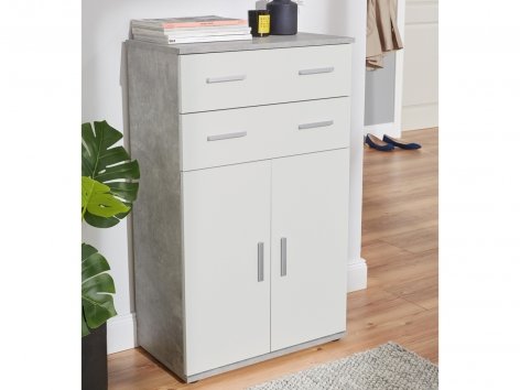 Mobiletto 2 cassetti e 2 ante