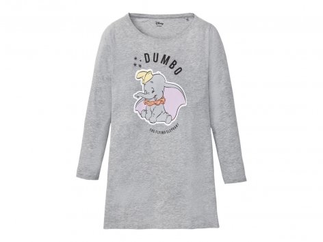 Maxi t-shirt da notte per donna "Dumbo, Wonder Woman, Mickey Mouse Pink"