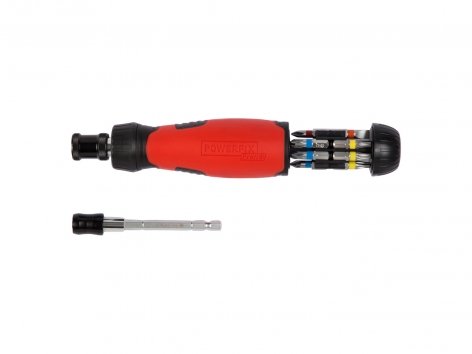 Cacciavite con portabit, sega manuale o livella flessibile