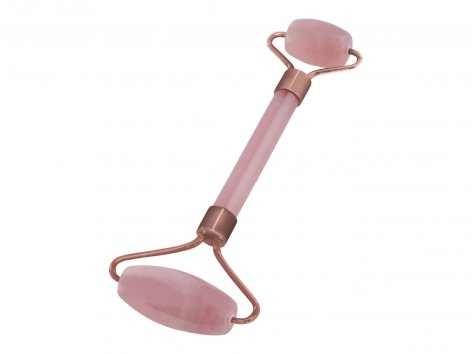 Rullo o pietra massaggiante in quarzo per viso