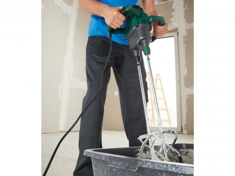 Miscelatore doppio per colore e malta