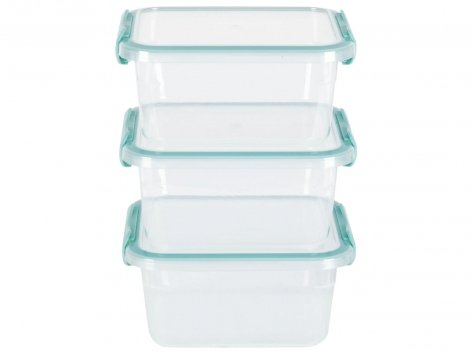 Set contenitori salvafreschezza con chiusura ermetica