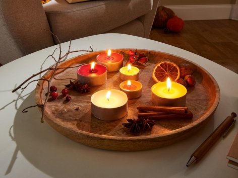 Candele profumate, 6 o 18 pezzi