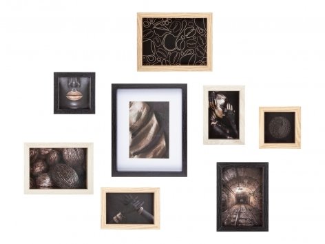 Cornice portafoto multipla o set cornice portafoto, 8 pezzi