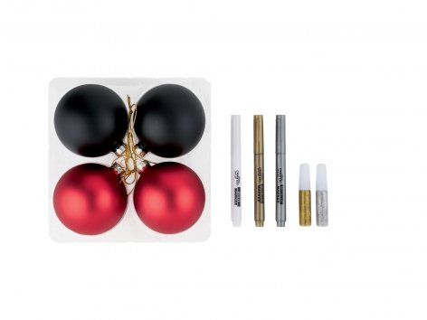 Set per dipingere le palline natalizie