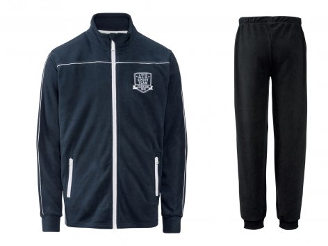 Tuta in pile da uomo