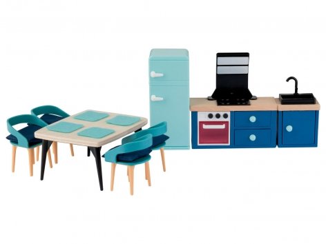 Set mobili in miniatura o set personaggi per casa delle bambole