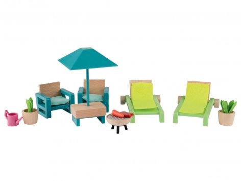 Set mobili in miniatura o set personaggi per casa delle bambole