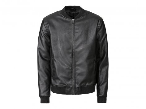 Giubbino in ecopelle da uomo