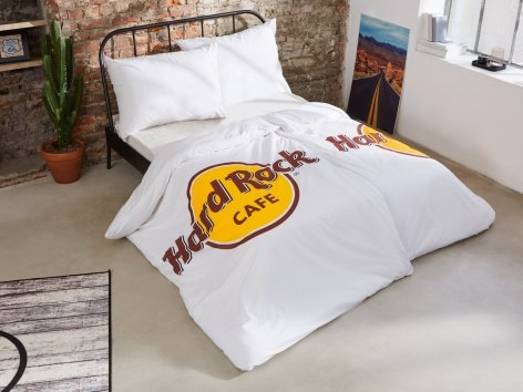 Parure copripiumino singolo "Hard Rock Cafè"