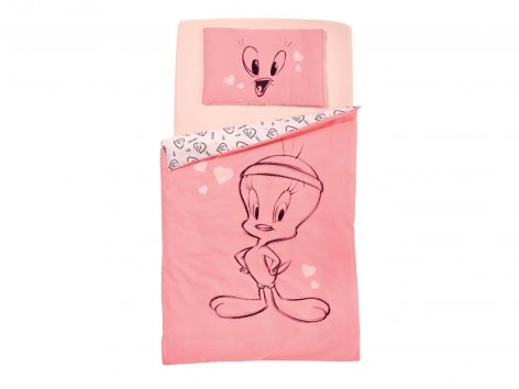 Parure copripiumino per lettino "Looney Tunes"
