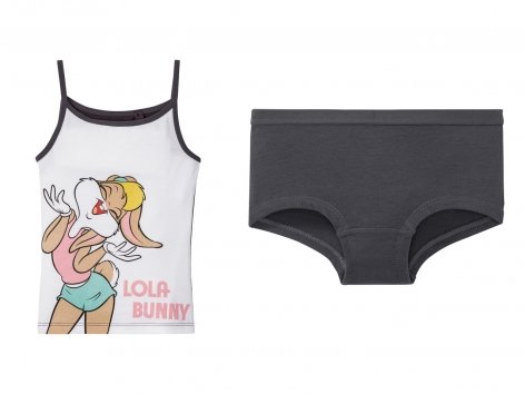 Coordinato intimo da bambina "LOL, Hello Kitty, Lola Bunny"