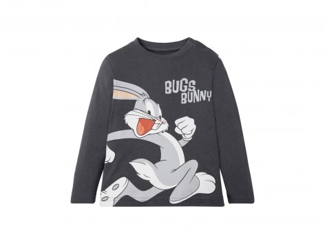 Maglia a maniche lunghe da bambino  "Bugs Bunny, Mnions, Batman"