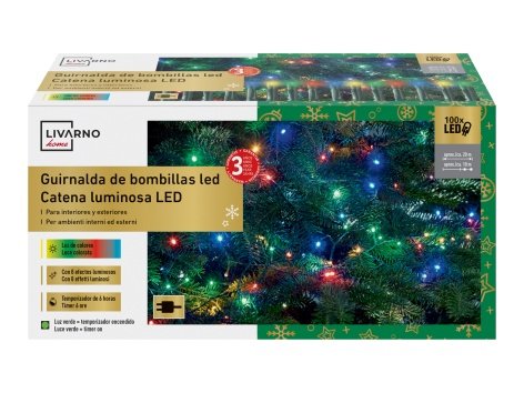 Catena luminosa 100 LED