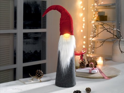 Folletto natalizio con LED