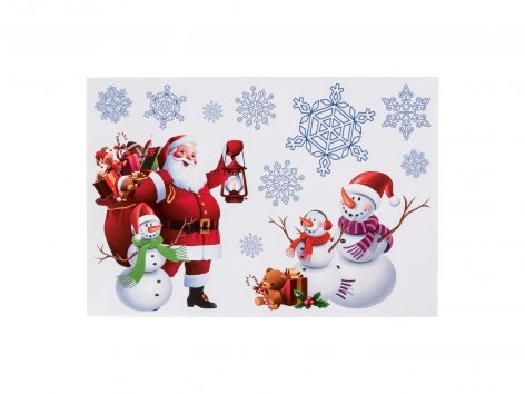 Decorazioni natalizie adesive