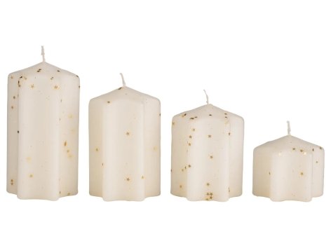 Candele natalizie, 4 pezzi