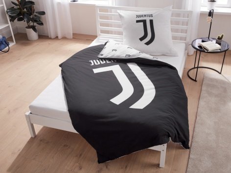 Parure copripiumino singolo  “Juventus, FC Barcelona, Real Madrid”