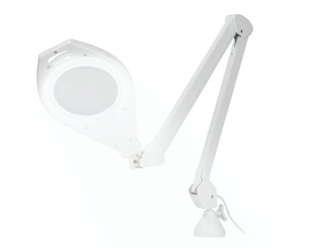 Lampada LED con lente d'ingrandimento