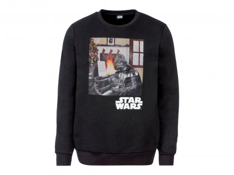 Felpa da uomo "Simpsons, Star Wars"