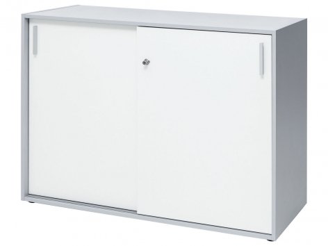 Mobiletto per ufficio con ante scorrevoli