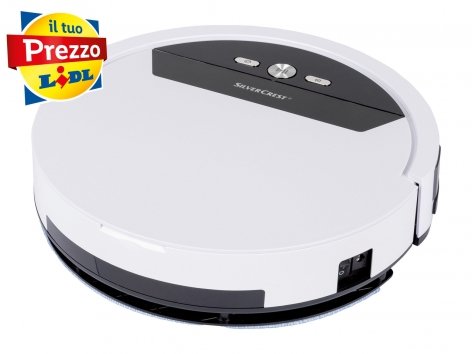 Robot aspirapolvere con funzione di lavaggio