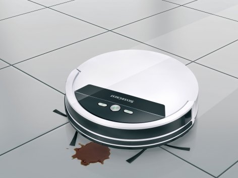 Robot aspirapolvere con funzione di lavaggio