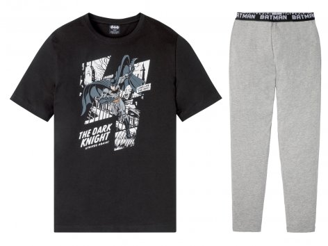 Pigiama da uomo "Batman, Jurassic World, The Simpsons"