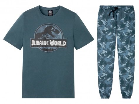 Pigiama da uomo "Batman, Jurassic World, The Simpsons"