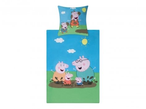 Set copripiumino singolo "Miraculous, Star Wars, Frozen 2, Paw Patrol, Peppa Pig"