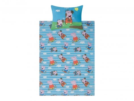 Set copripiumino singolo "Miraculous, Star Wars, Frozen 2, Paw Patrol, Peppa Pig"