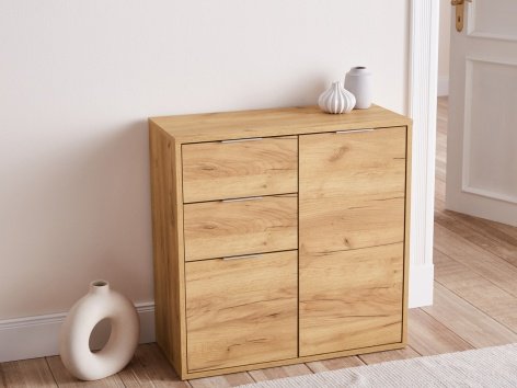 Mobiletto con 2 ante e 2 cassetti