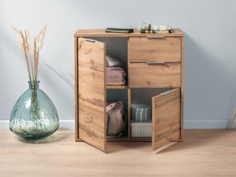 Mobiletto con 2 ante e 2 cassetti