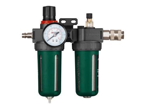 Tubo con avvolgicavo o unità di manutenzione per aria compressa