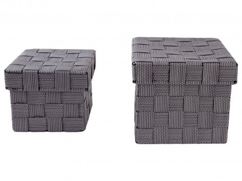 Box portaoggetti con coperchio