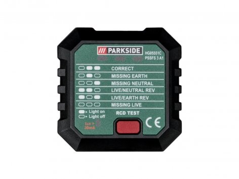 Tester elettrico di tensione senza contatto, cerca satellite o test per prese