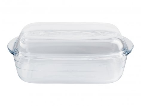 Pirofila o casseruola in vetro con coperchio
