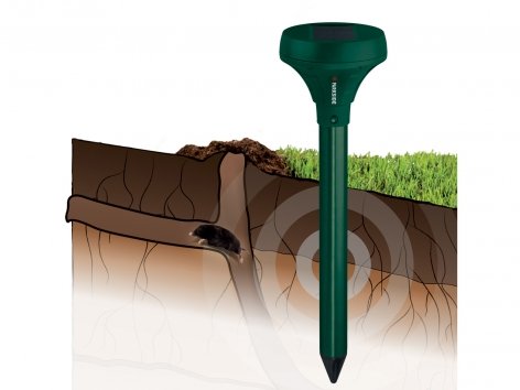 Scaccia talpe a energia solare