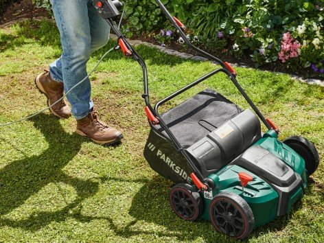 Scarificatore e arieggiatore elettrico