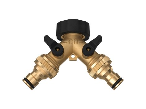 Innesti per l'irrigazione o distributore a due vie