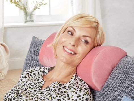 Cuscino per collo o cuscino cervicale